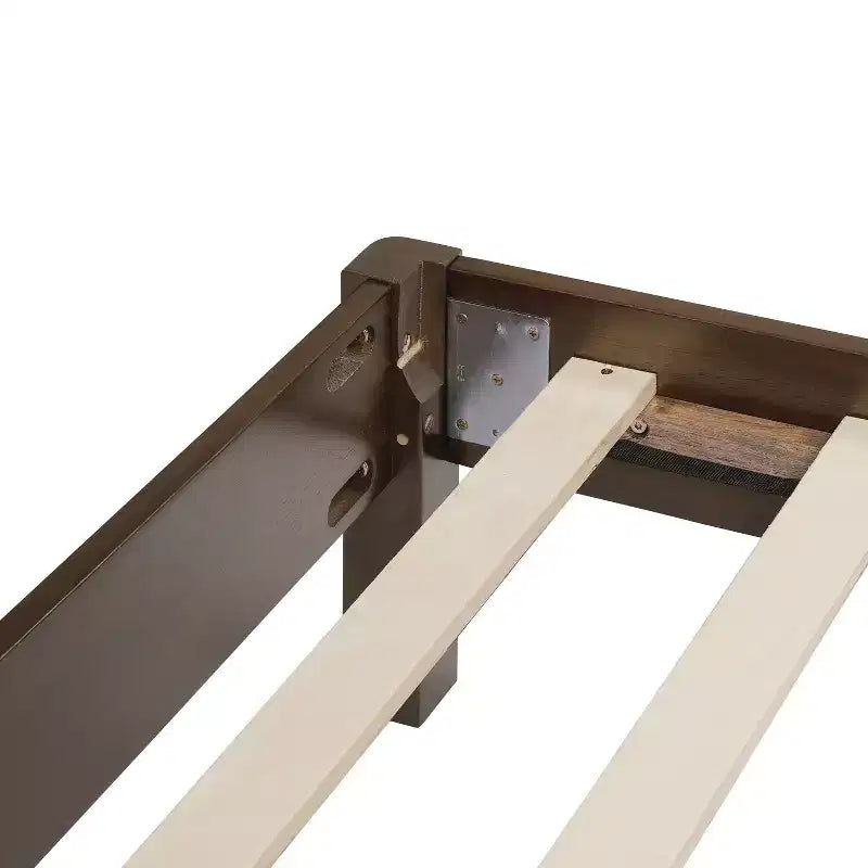 Queen Platform Bed with Boucle Upholstery