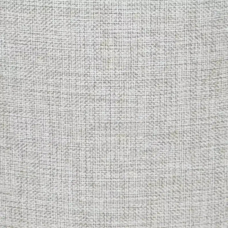 Round Scalloped Upholstered Ottoman